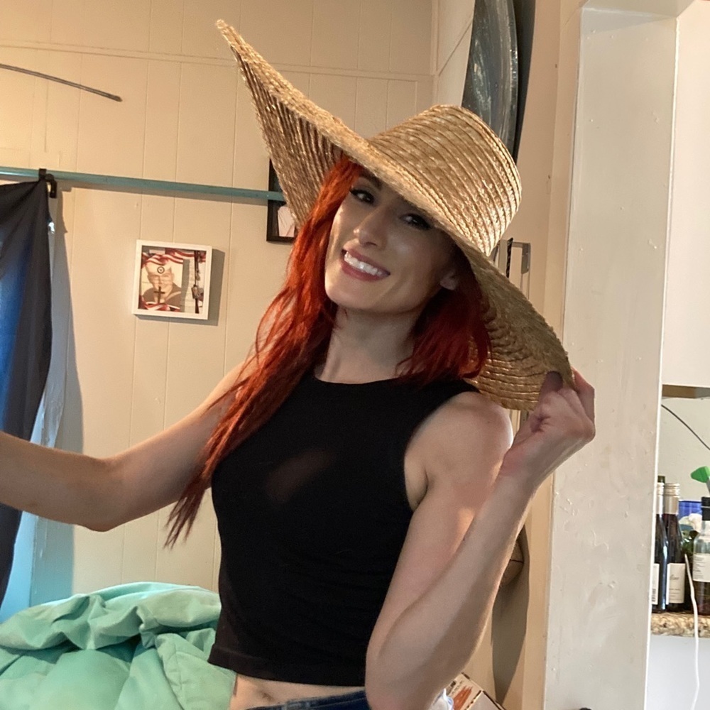 Big Brim Straw Sun Hat 👒